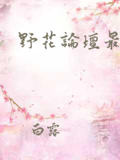 野花论坛最新