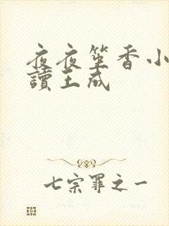 夜夜笙香小说阅读王成