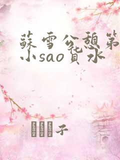 苏雪公憩第一章小sao货水
