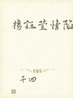 杨钰莹情陷红楼