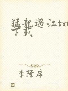 猛龙过江txt下载