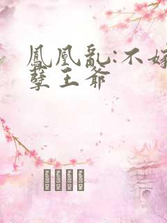 凤凰乱:不嫁妖孽王爷