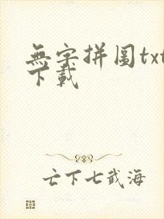 无字拼图txt下载