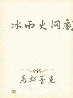 冰雨火网剧小说