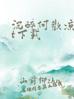 沉醉何欢凉txt下载