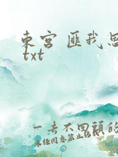 东宫 匪我思存 txt