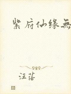 紫府仙缘无弹窗