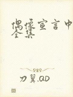 偶像宣言中文版全集