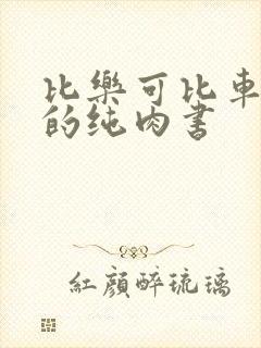 比乐可比车速快的纯肉书