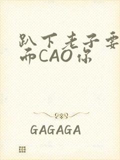 趴下老子要从后面CAO你