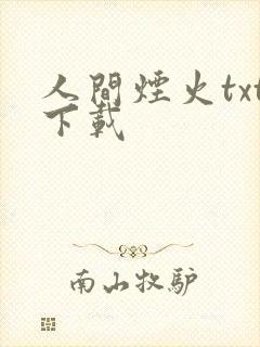 人间烟火txt下载