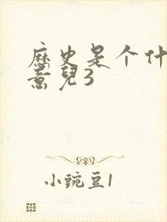 历史是个什么玩意儿3