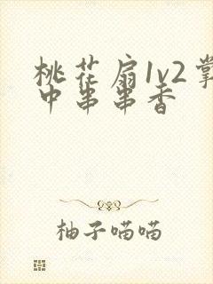 桃花扇1v2掌中串串香