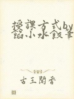 授课方式by肉馅小水饺笔趣阁