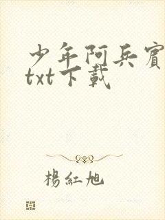 少年阿兵宾小说txt下载