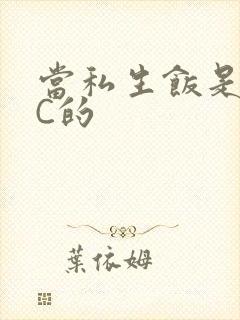 当私生饭是要挨C的