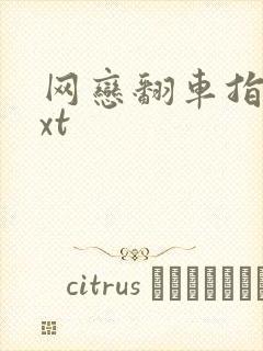 网恋翻车指南txt