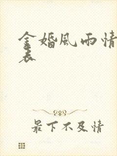 金婚风雨情演员表