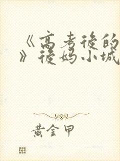 《高考后的假期》后妈小城