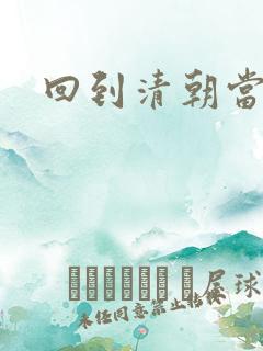 回到清朝当王爷