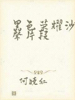 黑色荣耀沙发原声片段