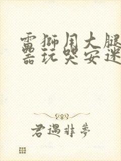 雷狮用大腿支撑器玩哭安迷修