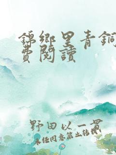 锦乡里青铜穗免费阅读