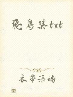 飞鸟集txt