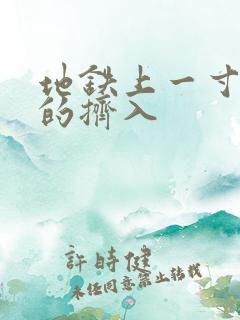 地铁上一寸一寸的挤入