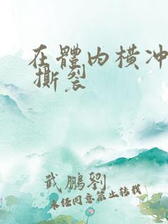 在体内横冲直撞 撕裂