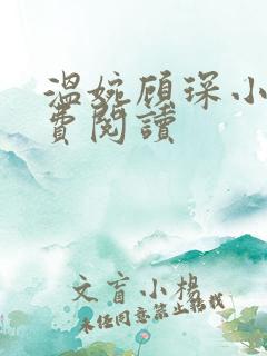 温婉顾琛小说免费阅读