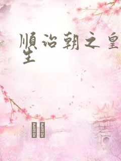 顺治朝之皇后重生