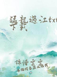 猛龙过江txt下载