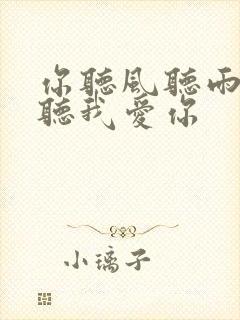 你听风听雨却不听我爱你