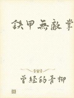 铁甲无敌掌门人