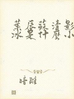 叶辰苏清影秦若冰是什么小说