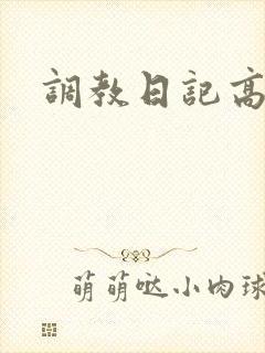 调教日记高h