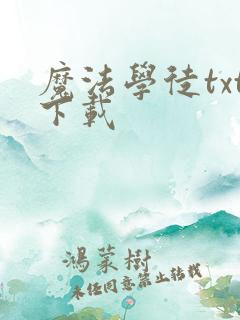 魔法学徒txt下载