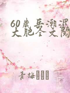 60岁岳潮湿的大肥全文阅读