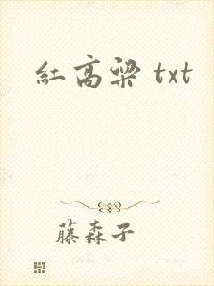 红高粱 txt