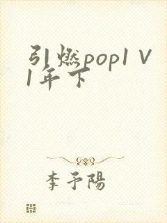 引燃pop1∨1年下