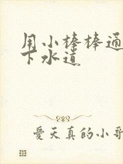 用小棒棒通你的下水道