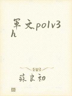 军文po1v3h