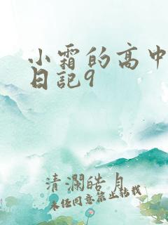 小霜的高中成长日记9