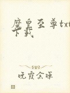 魔皇至尊txt下载