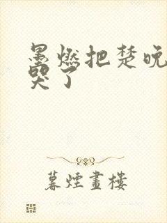 墨燃把楚晚宁C哭了