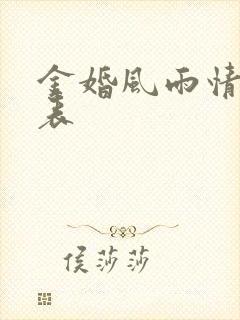 金婚风雨情演员表