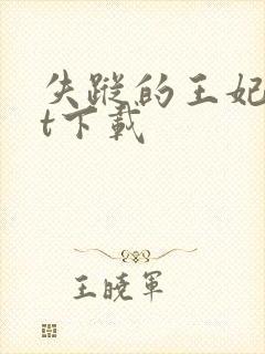 失踪的王妃txt下载