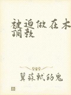 被迫做在木马上调教