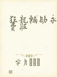 狂龙辅助永久免费版